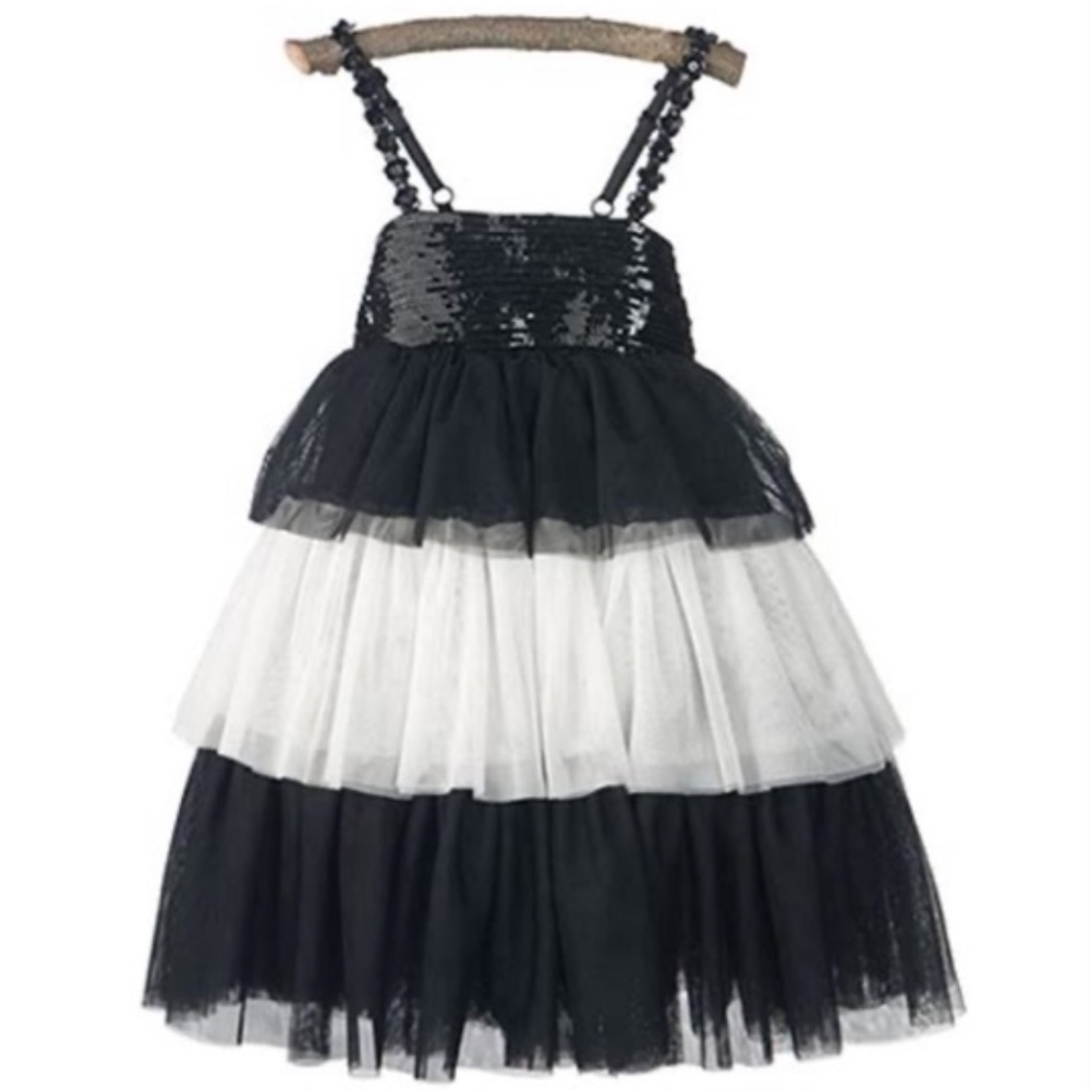 Girls Sequin and Tulle Dress
